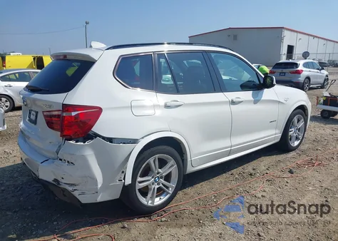 2014 BMW X3 xDrive28I z USA, uszkodzony, nr VIN 5UXWX9C59E0D32464